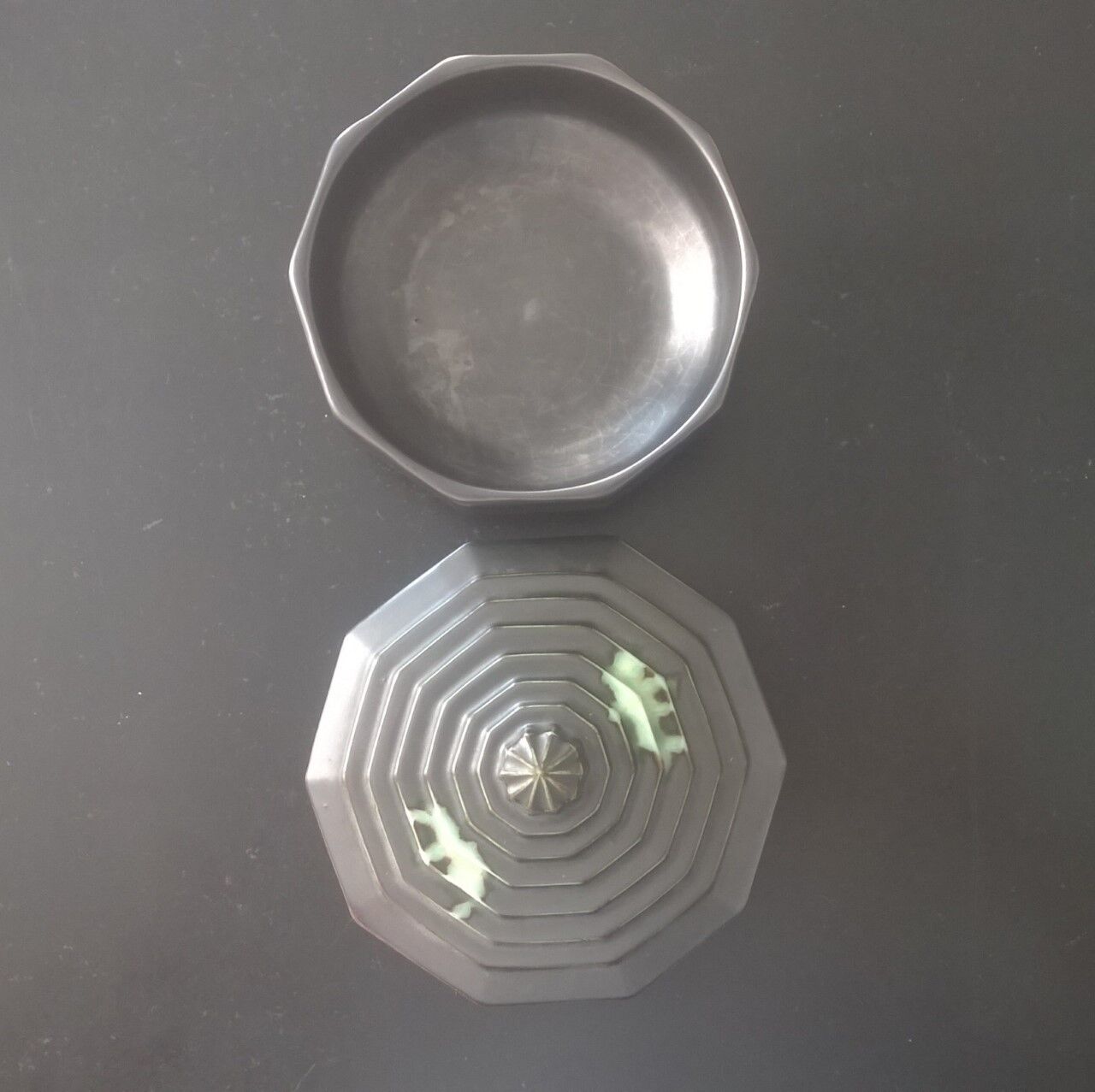 Vintage Porcelain Decagonal Box