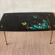 Table basse en verre vintage
