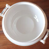 Old tureen Longwy service Spring Border