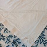 Antique embroidered duvet cover