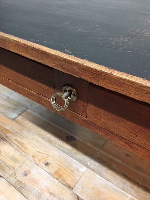 Flat desk black laqué tray 1950