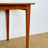 Vintage Scandinavian teak dining table 1960