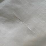 White cotton pillowcase with monogram BC.