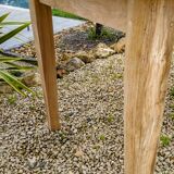 Solid oak farmhouse table 220 X 80 cm