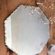 Miroir biseauté octogonal - 27 x 27 cm
