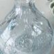 Blown crystal candle holder