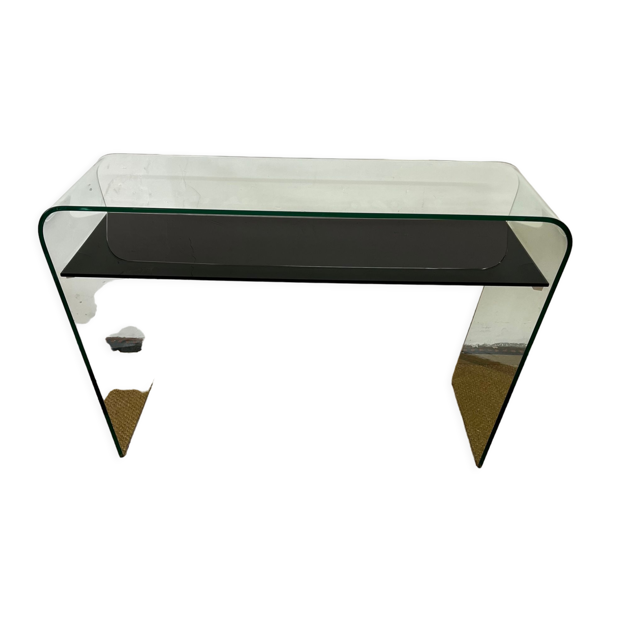 Tempered glass console