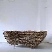 Canapé extra-large à imprimé animal postmoderne | Allemagne | Années 1990