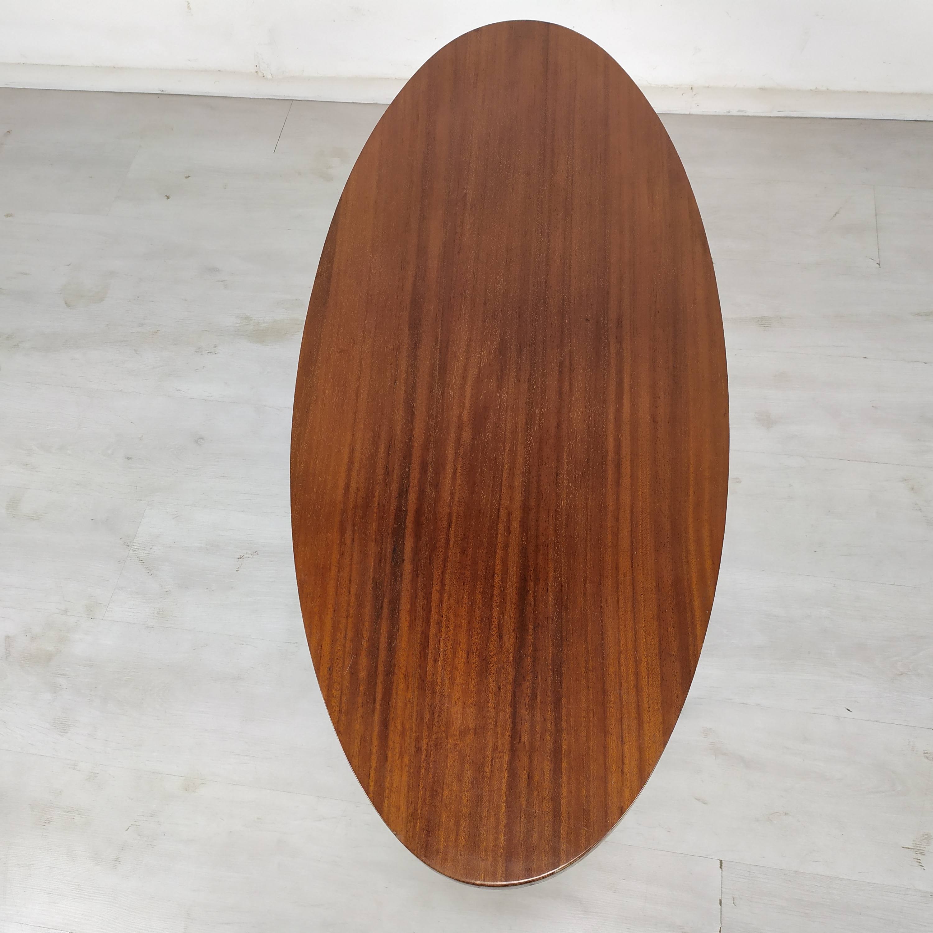 Vintage oval coffee table