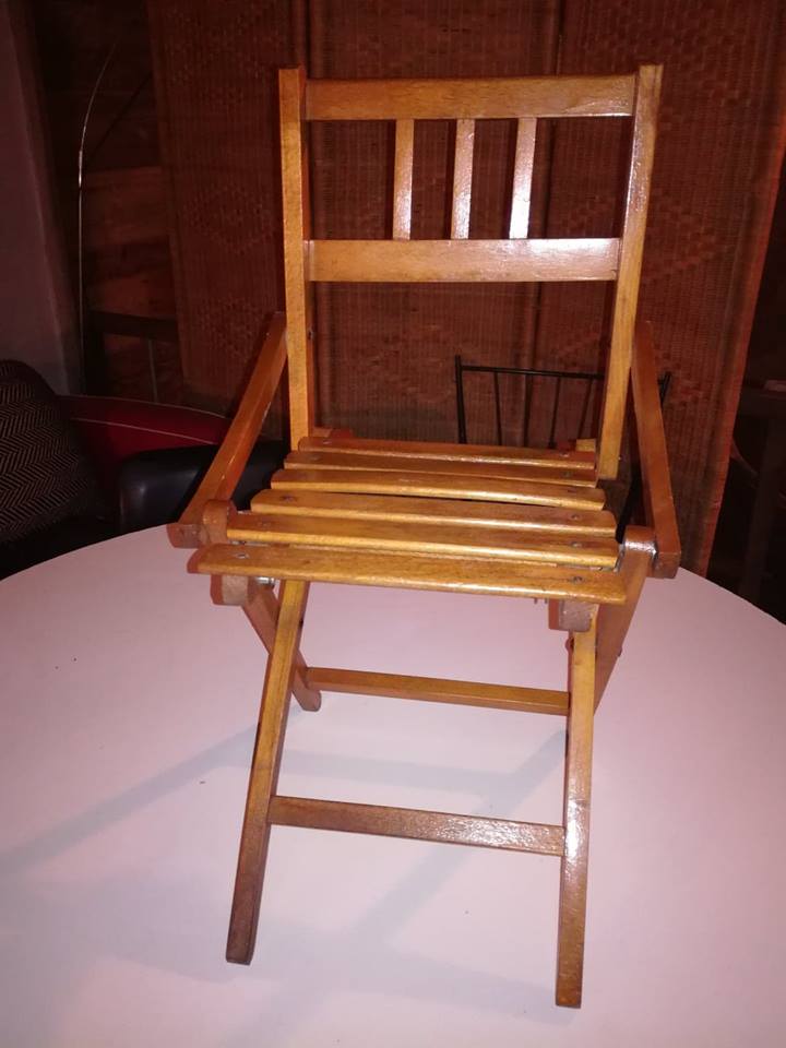 Chair folding child year 50