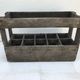 Former wooden wine box 10 bottles marking 1953 vintage