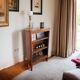 Bibus marquetry in rosewood, Transition style - Mid 20th century
