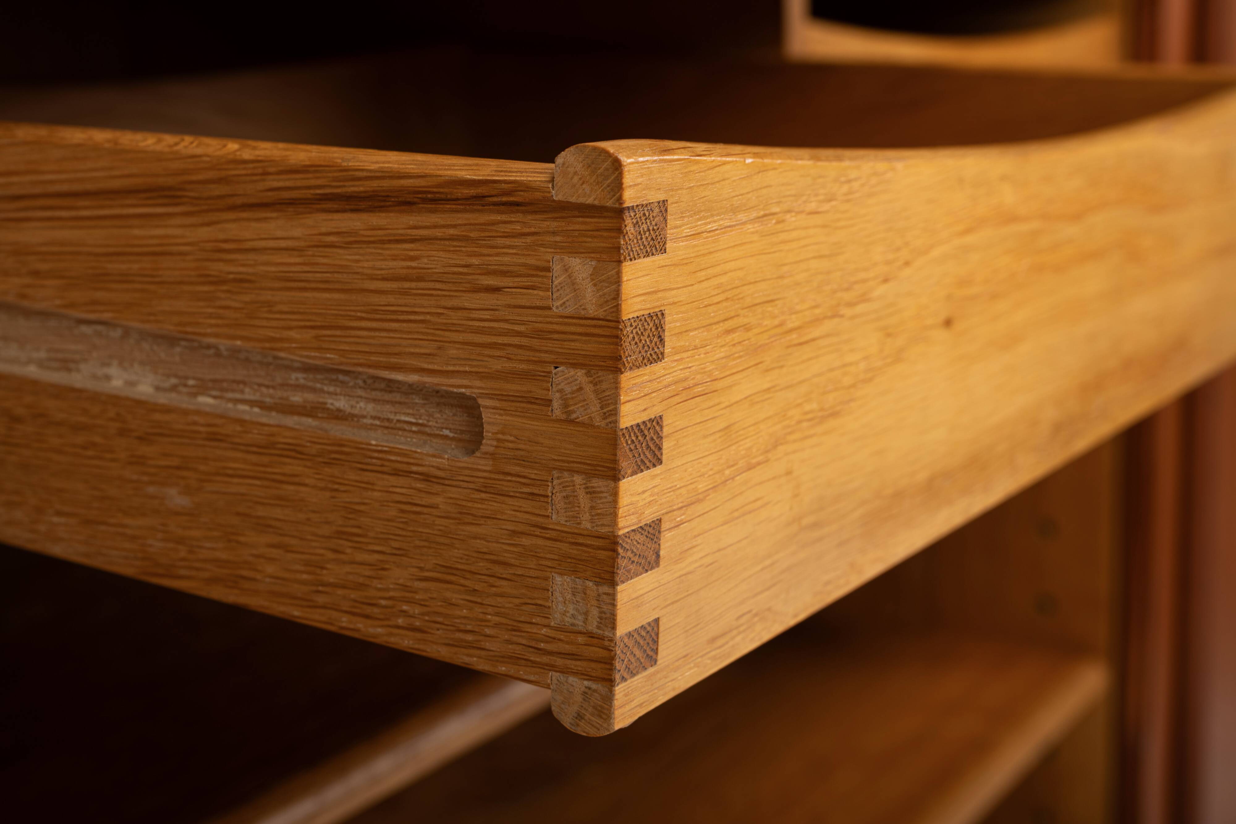 Sideboard in Teak and Oak by Henning Kjaernulf for Bruno Hansen, 1960s