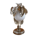 lampe fleur laiton et opaline