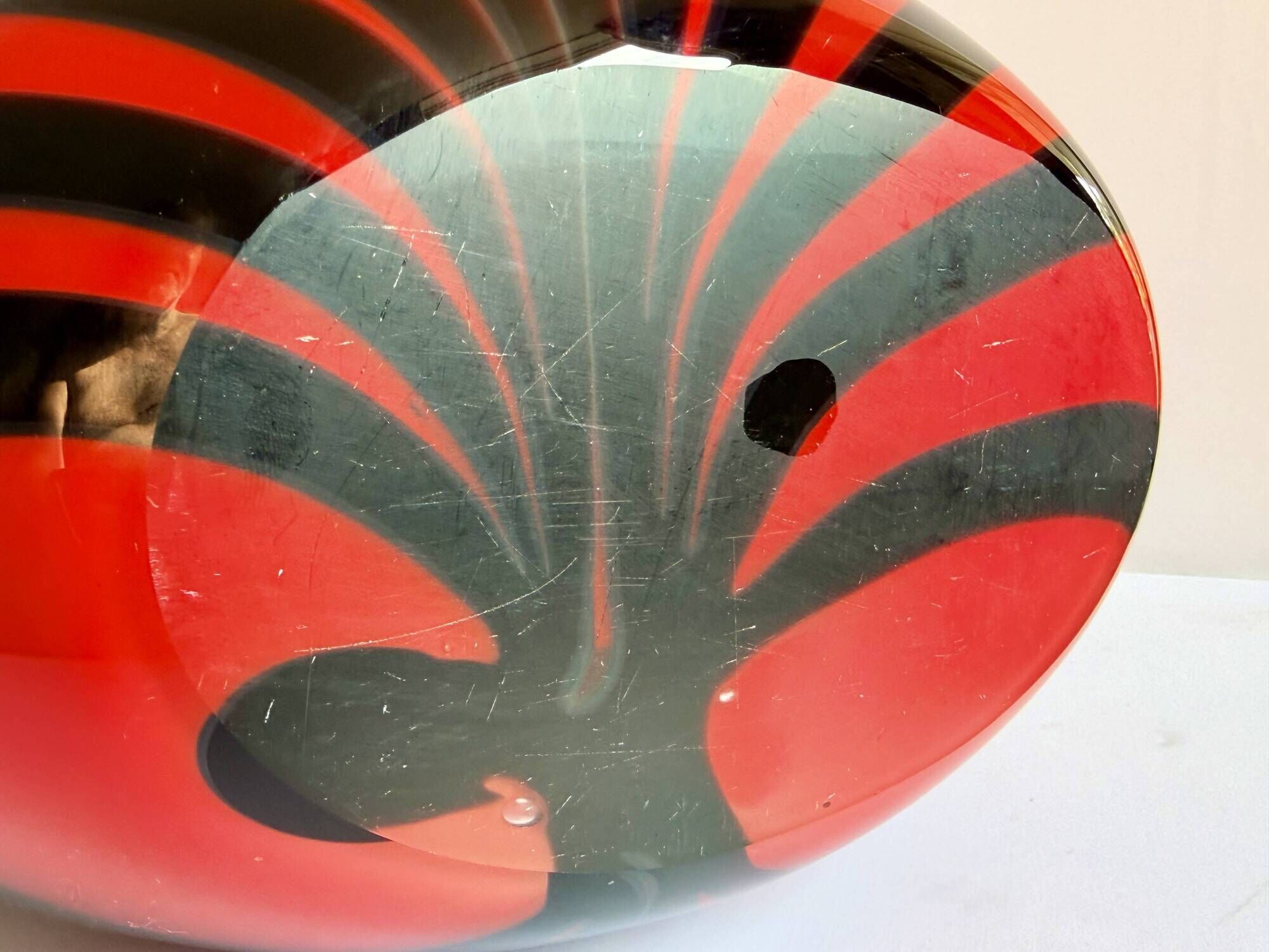 Opaline di Firenze, Murano style Midcentury Modern Vase, 1969, Italy