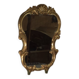 Miroir bois doré.