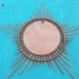 Mirror sun rattan  65cm
