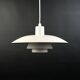 PH 4/3 white pendant light Poul Henningsen metal Denmark