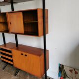 70's Italian modular bookcase