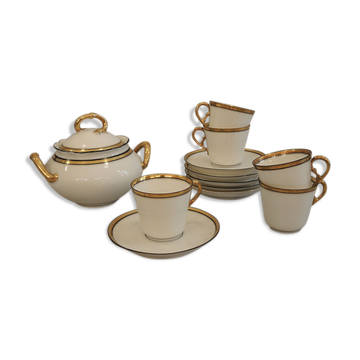 Old Porcelain Coffee Service Part 11 pcs