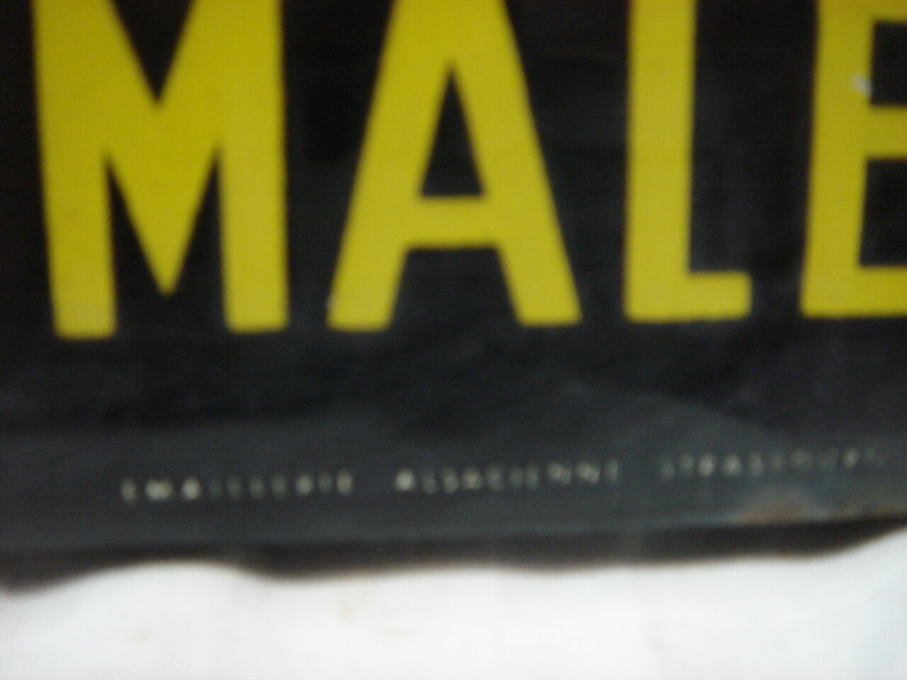 Provimi enamel plate, 1960 cattle feed