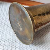 Vintage brass umbrella stand