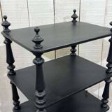 Blackened wooden music stand from the late 19th century