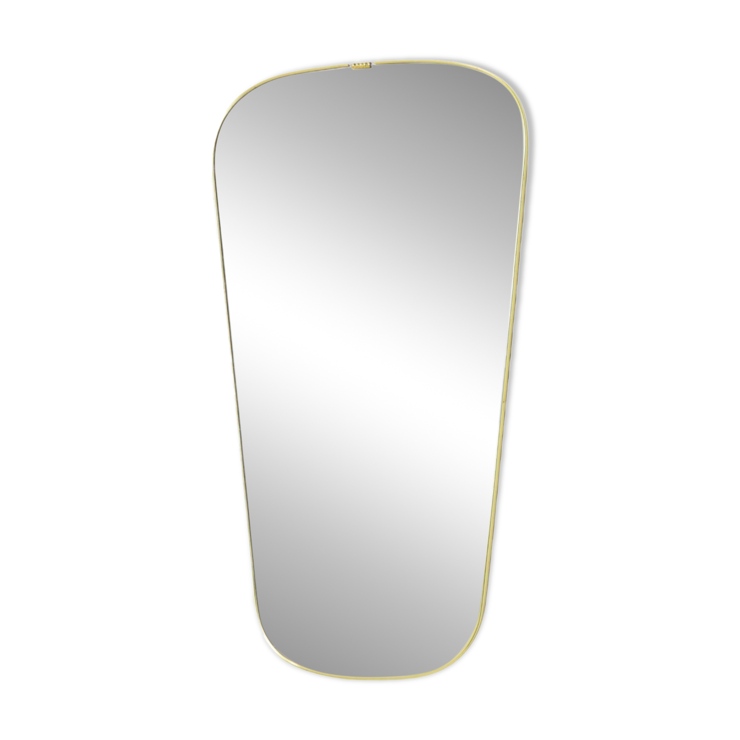 Vintage Rockabilly Freeform Mirror Gold Fifties Design 61cm