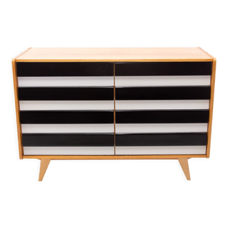 Mid-century modernist chest of drawers No. U-453, by Jiří Jiroutek, Czechoslovakia