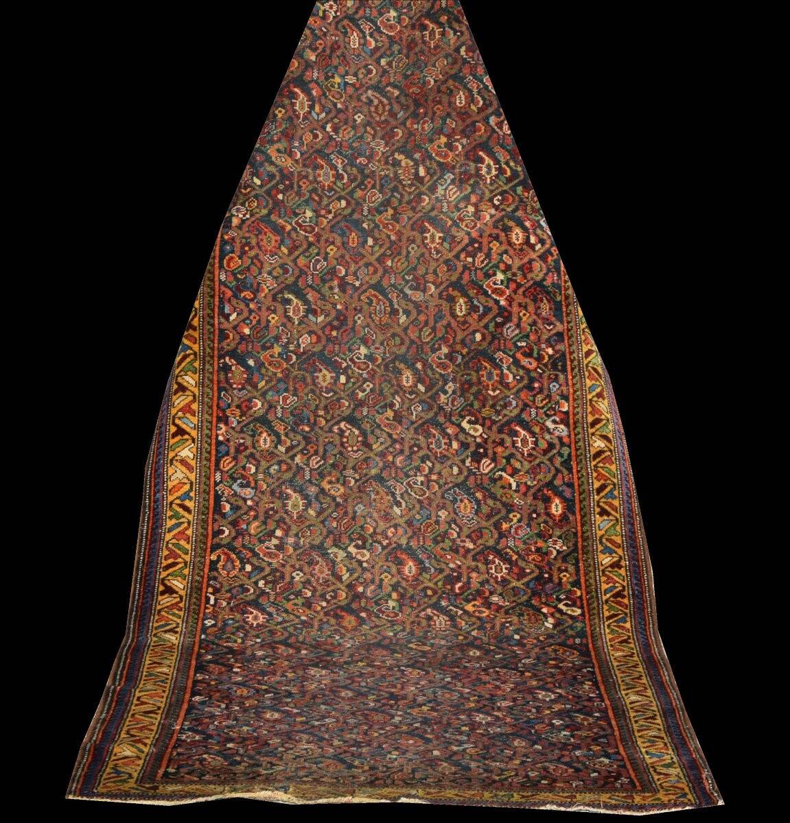 Persian Oriental rug Iran Ancient Malayer: 1.07 x 2.80 metres