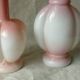 Antique opaline glass decanters, late 19th century
