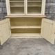 Bibliotheque showcase buffet two mid-19th body in white patina fir