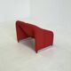 Chaise Artifort Groovy F598 M de Pierre Paulin en rouge