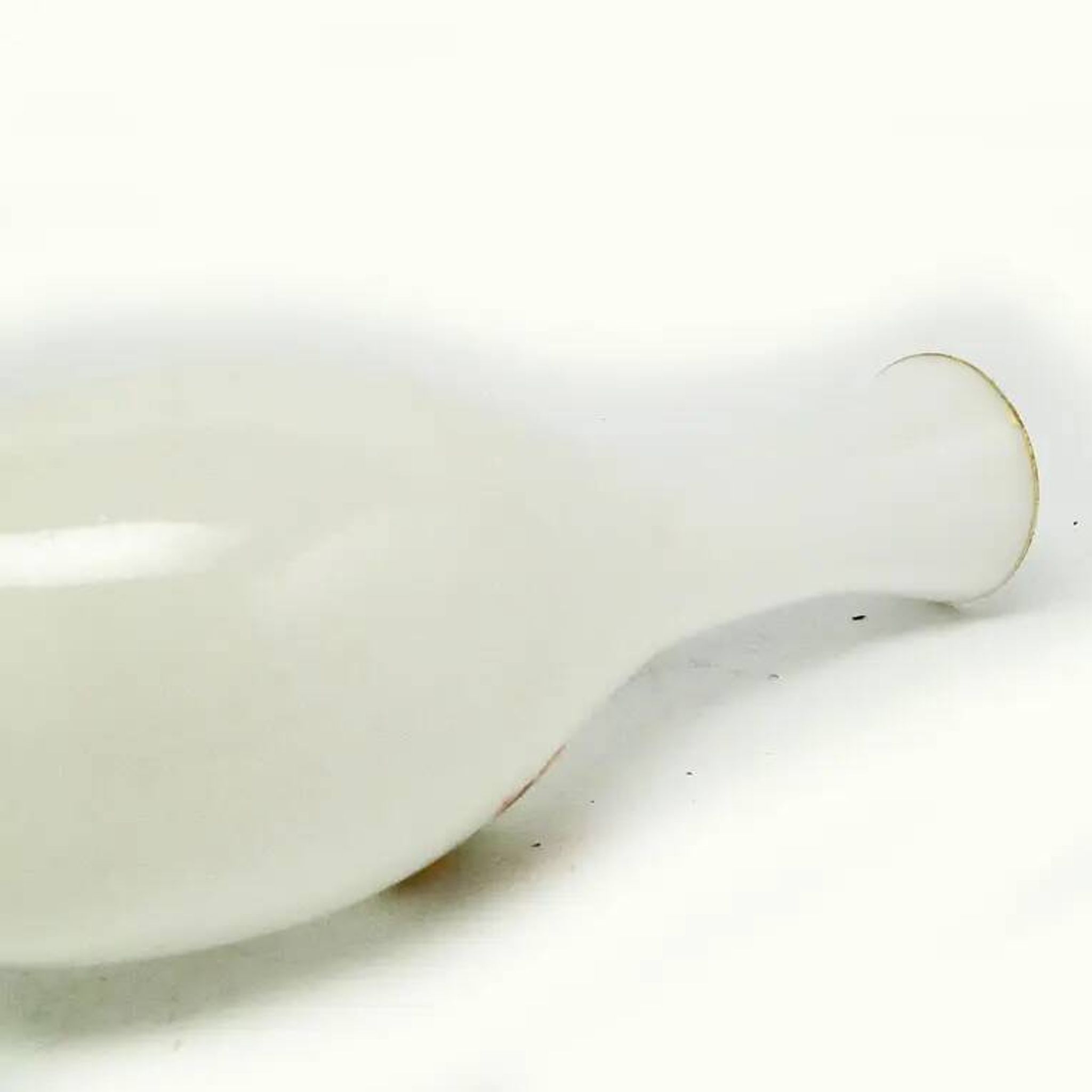 Mid-century modern vase, latticino glass, Poland, 1970s