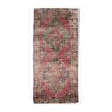 4x9 traditional hand-made vintage rug 284x134cm