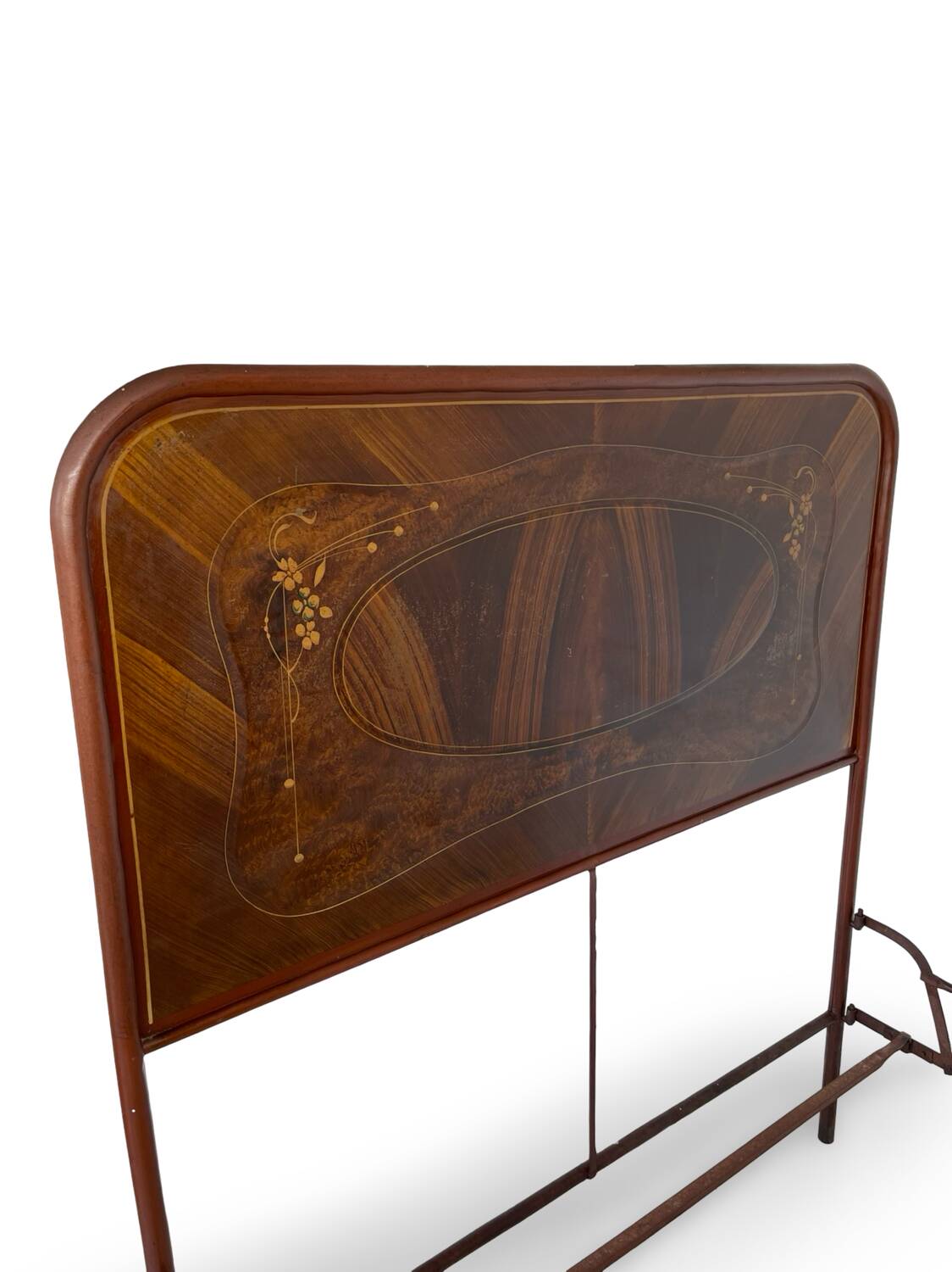 Cadre de lit Art déco italien une place et demie, 1925