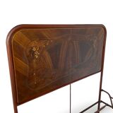 Cadre de lit Art déco italien une place et demie, 1925