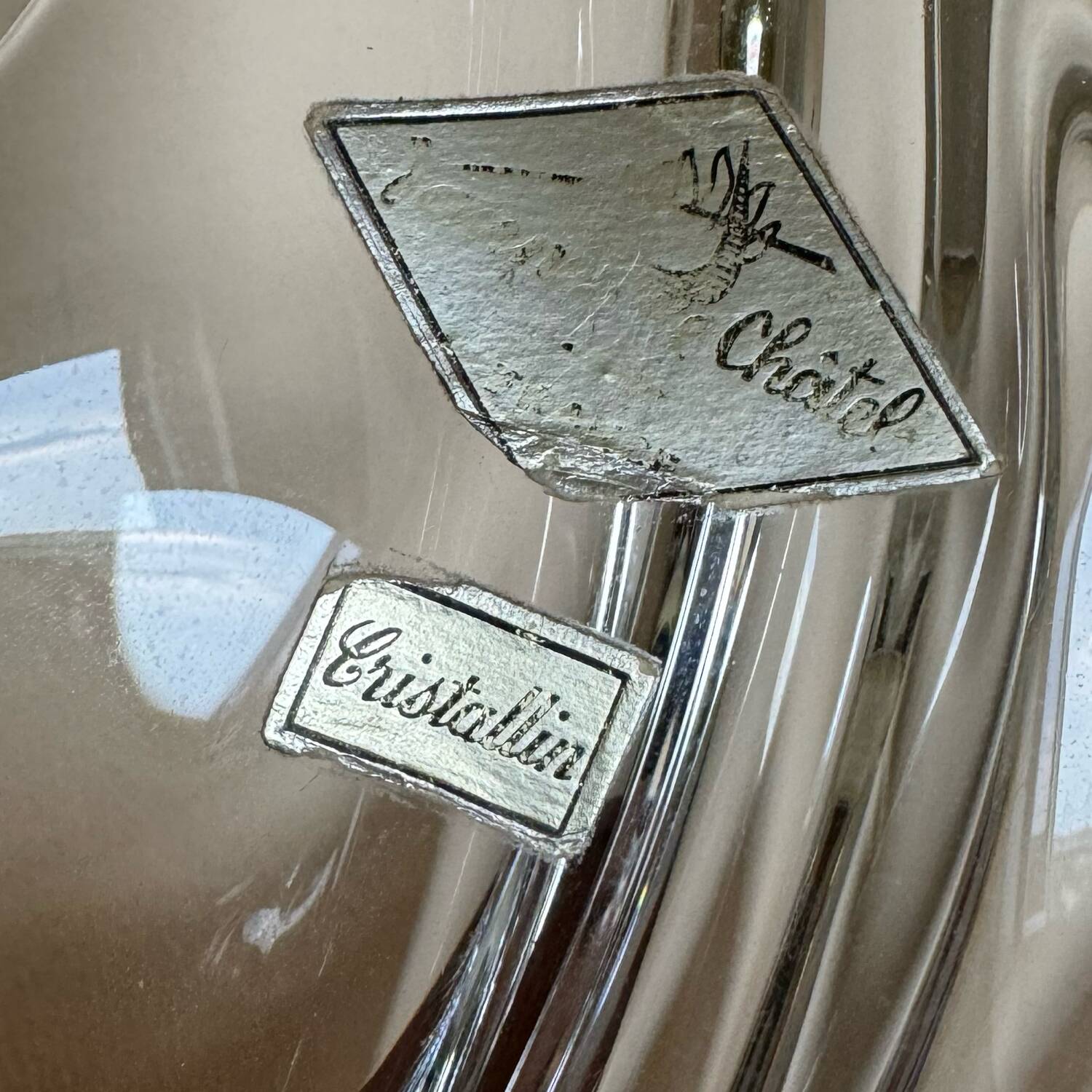 Vannes crystal star cup from the 60s