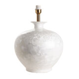 Base lamp round vase white-e27 lam.0365