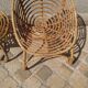 Paire de fauteuils rotin vintage