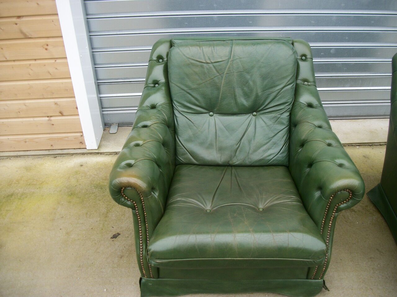 Pair of Schesterfield armchairs