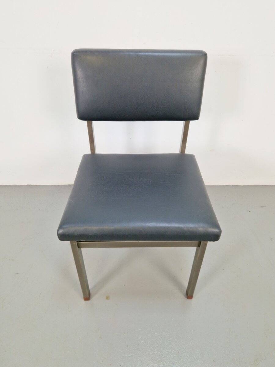 Pali Dining Chairs and Table by Louis van Teeffelen for Wébé, 1960s, Set of 6