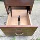 Meuble d'archives en bois, classeur 4 tiroirs 1950