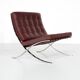 Paire de fauteuils Barcelona Ludwig Mies van der Rohe  Knoll.