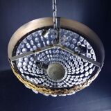 Louis XVI style tassel basket ceiling lamp