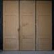 Antique painted wooden doors