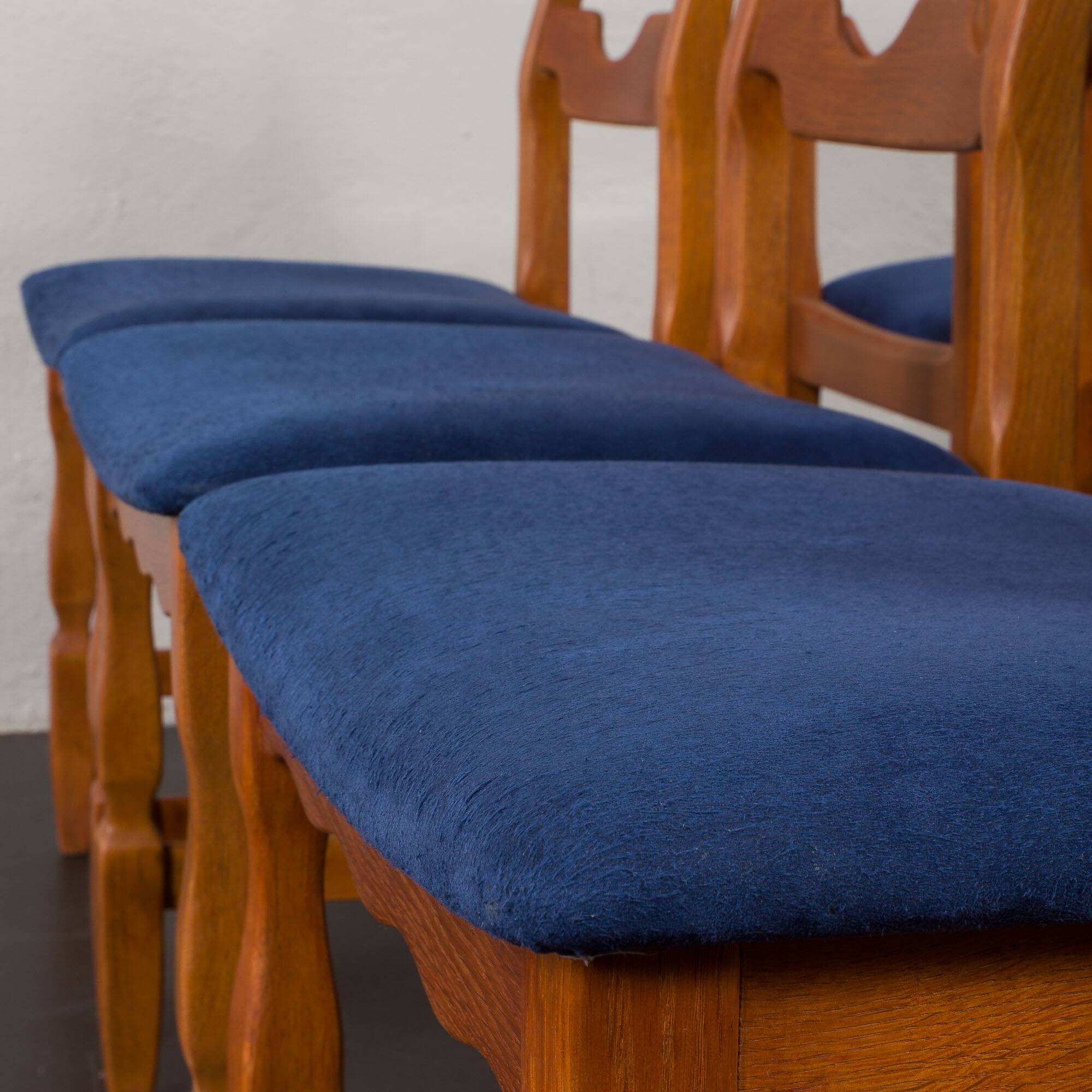 Razor Blade Chairs by Henning Kjaernulf for Nyrup, Denmark 1960s