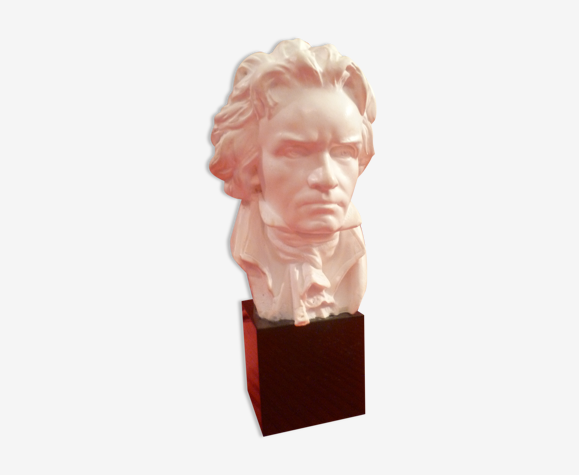 Statue Beethoven resine socle en marbre objet decoration maison