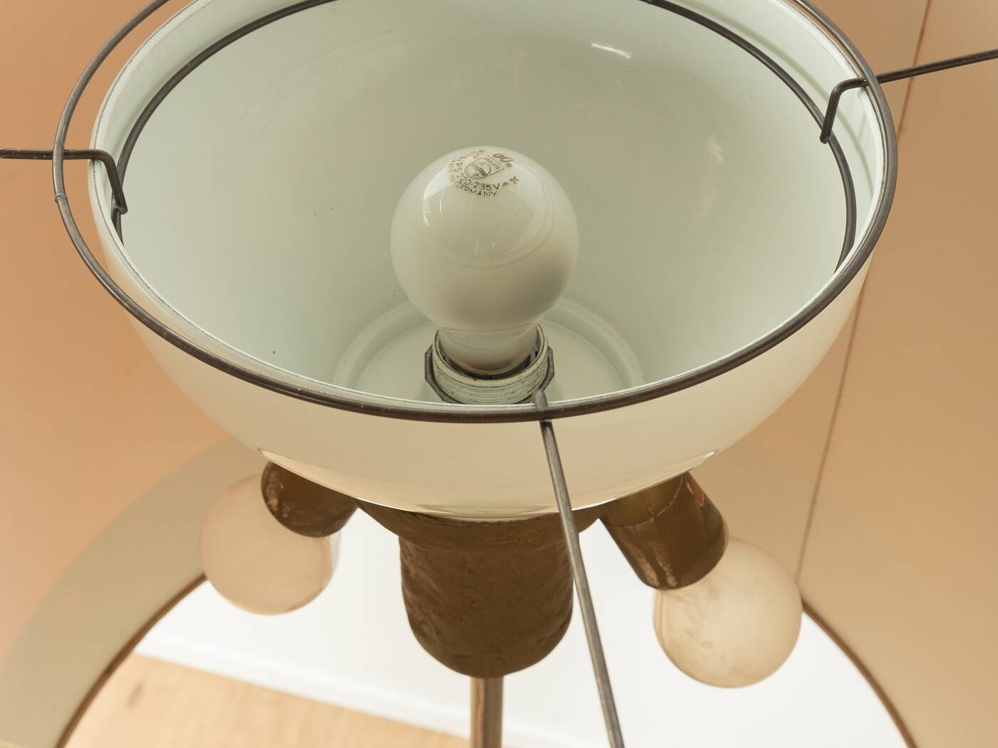 Extraordinary ceramic floor lamp, Kaiser Leuchten