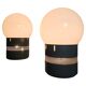 Pair of Mezzo Oracolo blue/grey lamps by Gae Aulenti for Artemide, 1960s.
